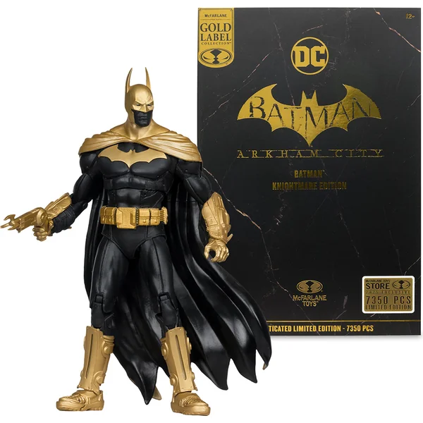 McFarlane Toys DC Multiverse - Batman Arkham City (Knightmare Edition - Gold Label) Action