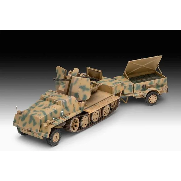 ModelSet militaire 63293 - sWS avec Flak43 et remorque de munitions Sd.Ah58 (1:72)