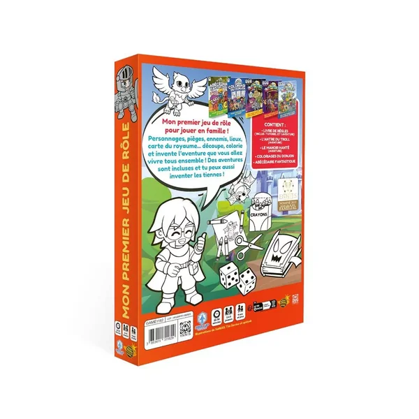 Mon Premier Jeu de Rôle - Une Aventure à Colorier : Coffret Intégral