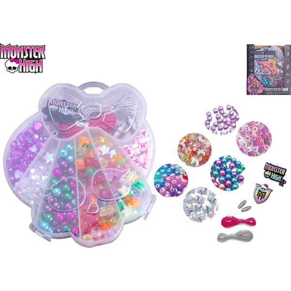 Monster High ensemble de fabrication de bijoux avec perles dans une boîte