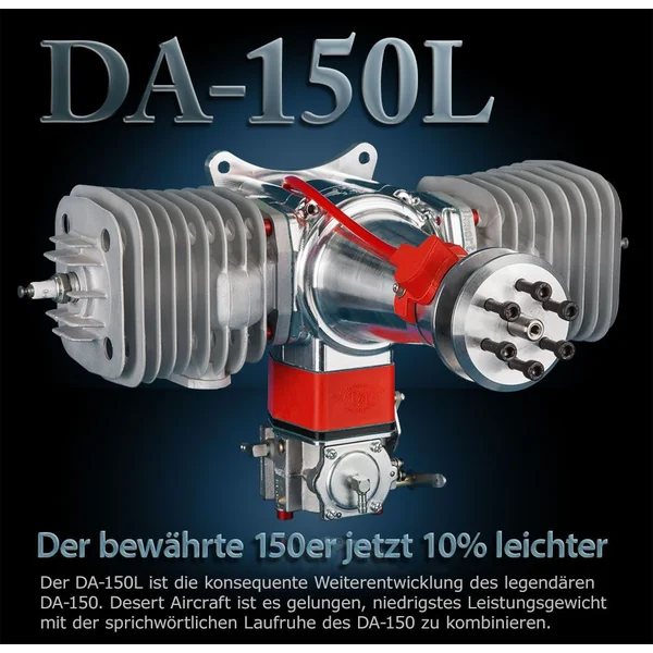 Moteur Desert Aircraft DA 150L - Moteur essence 2 temps 150 cm3