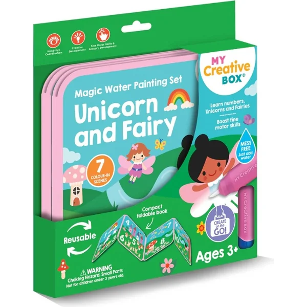 MY CREATIVE BOX® Peinture magique à l'eau Fées et licornes