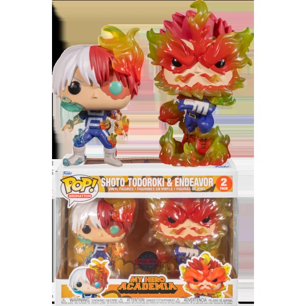 MY HERO ACADEMIA – POP Animation – 2 Pack – Endeavor et Todoroki SE