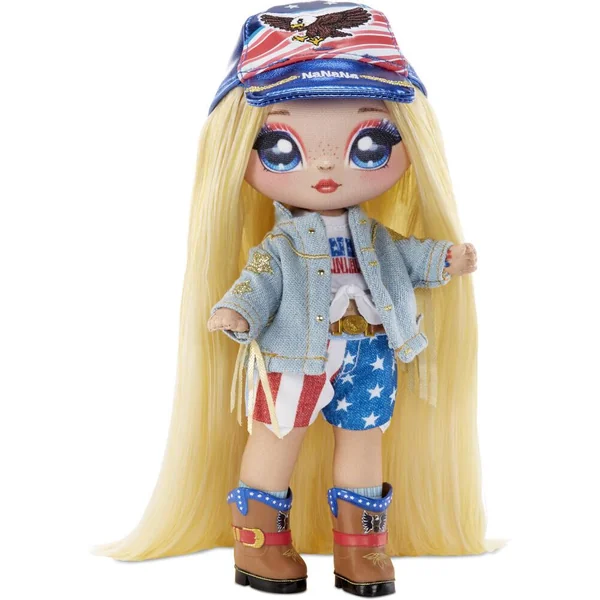 NA NA NA SURPRISE - POUPEE & SAC POMPON GLAM SERIE 2 - ERIKA FEATHERTON