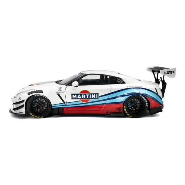 Nissan GT-R R35 Liberty Walk Body Kit 2.0 Martini 2024 1/18 SOLIDO - S1805819