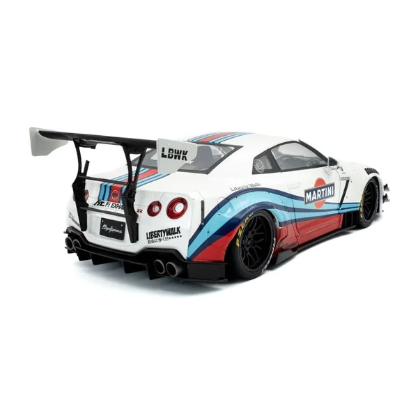 Nissan GT-R R35 Liberty Walk Body Kit 2.0 Martini 2024 1/18 SOLIDO - S1805819
