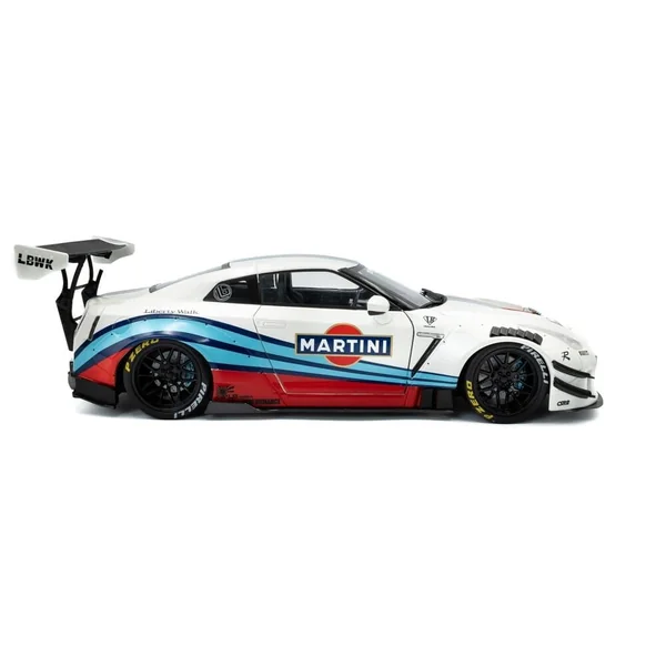 Nissan GT-R R35 Liberty Walk Body Kit 2.0 Martini 2024 1/18 SOLIDO - S1805819