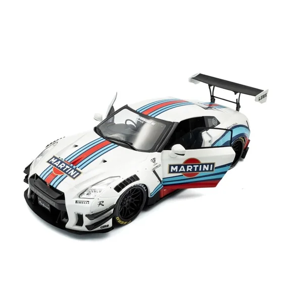 Nissan GT-R R35 Liberty Walk Body Kit 2.0 Martini 2024 1/18 SOLIDO - S1805819