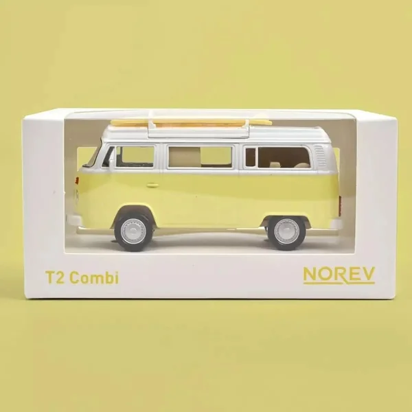 NOREV Volkswagen Combi T2b Camper Van 1973 Jaune Jet-Car 1/43 - 841109