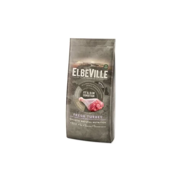 Nourriture ELBEVILLE Senior Toutes Races Fit et Slim Condition Dinde Fraîche 11,4kg