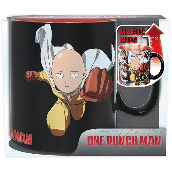 ONE PUNCH MAN MUG HEAT CHANGE 460 ML HEROS AVEC BOITE