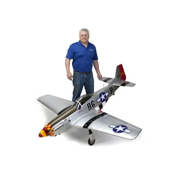 P-51D Mustang Hangar 9 60cc ARF 2.26m : Avion essence 60cm3 Hangar 9