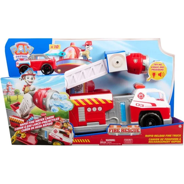 Paw Patrol véhicule de pompier interactif de grande taille
