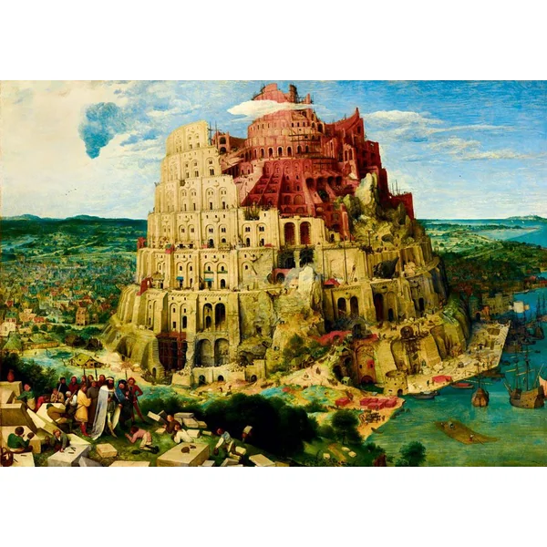 PIETER BRUEGEL THE ELDER - TPUZZLE 1000 PIECES HE TOWER OF BABEL 1562