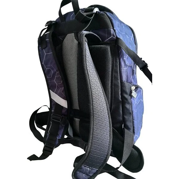 PIXIE CREW Sac à dos étudiant, noir, Hexa, mélange de 100 pixels