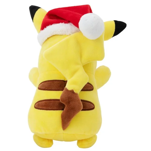 POKEMON - 20 CM SEASONAL PELUCHE HOLIDAY PIKACHU WITH SANTA HAT - W4
