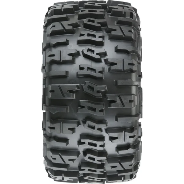 Pro-Line roue 4.3", pneu Trencher Pro-Loc, jante Impulse H24 noir-gris (2) (X-Maxx)