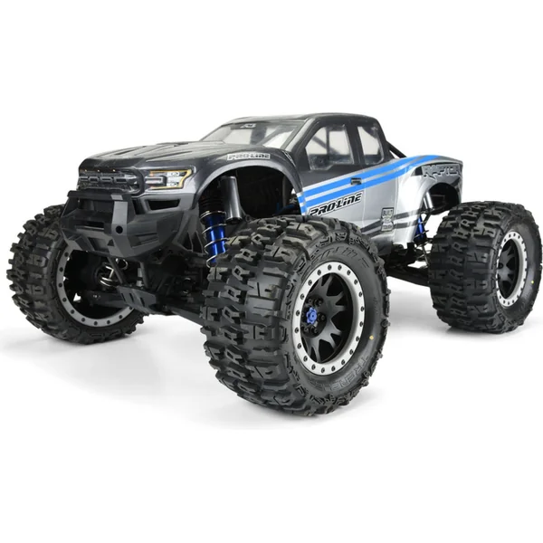 Pro-Line roue 4.3", pneu Trencher Pro-Loc, jante Impulse H24 noir-gris (2) (X-Maxx)