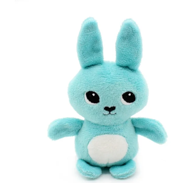 Ptipotos Lapin en peluche Toudou bleu - maman avec bébé