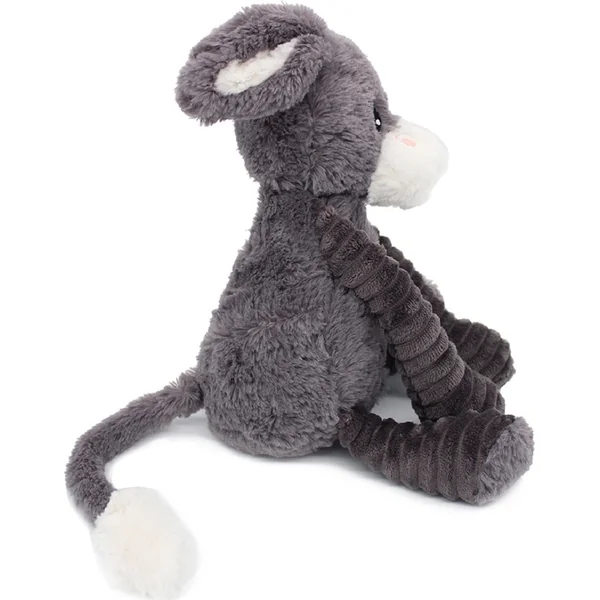 PTIPOTOS ne en peluche Poitou gris - maman avec bébé