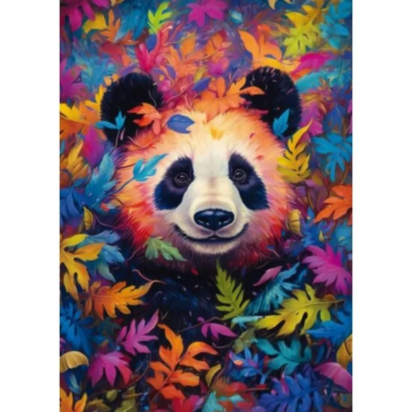 Puzzle 1000 pcs Le panda dans la forêt arc-en-ciel Schmidt