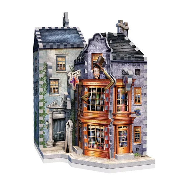 Puzzle 3D Harry Potter Diagon Alley : Boutiques Weasley, farces pour sorciers facétieux et La Gazette du Sorcier - 285 pièces