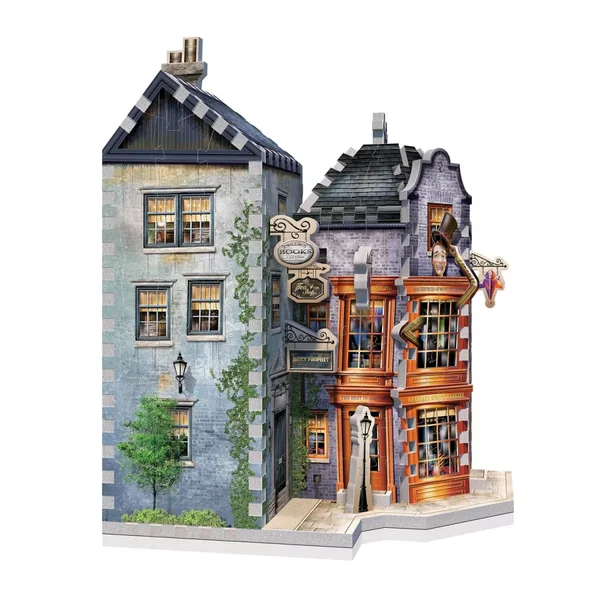 Puzzle 3D Harry Potter Diagon Alley : Boutiques Weasley, farces pour sorciers facétieux et La Gazette du Sorcier - 285 pièces