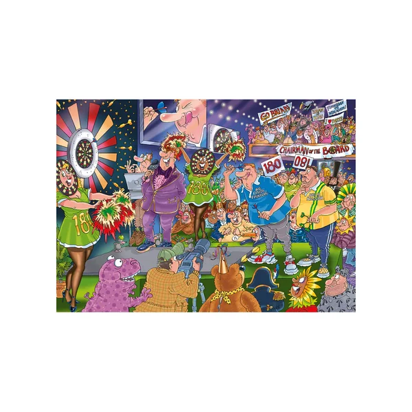 Puzzle Wasgij Mystery 30 - En plein dans le mille ! - 1000 Pièces