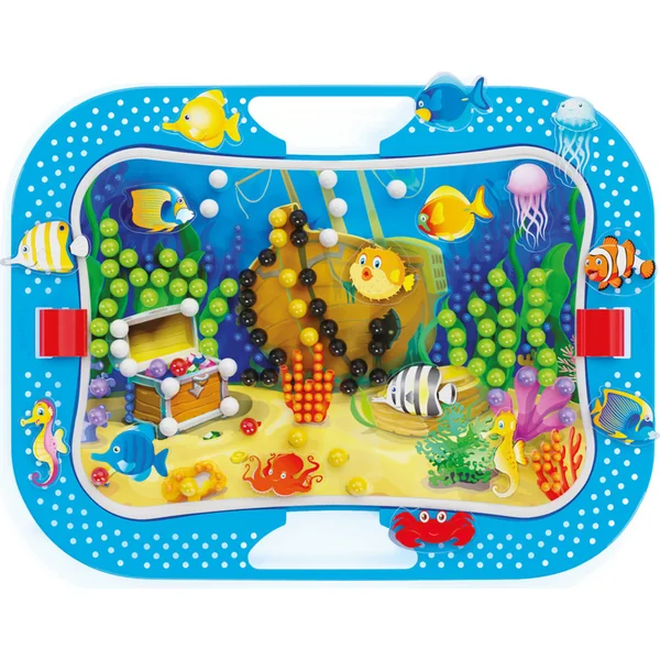 Quercetti Mosaic Fantacolor - amusement dans l'océan - poissons - 316 pcs