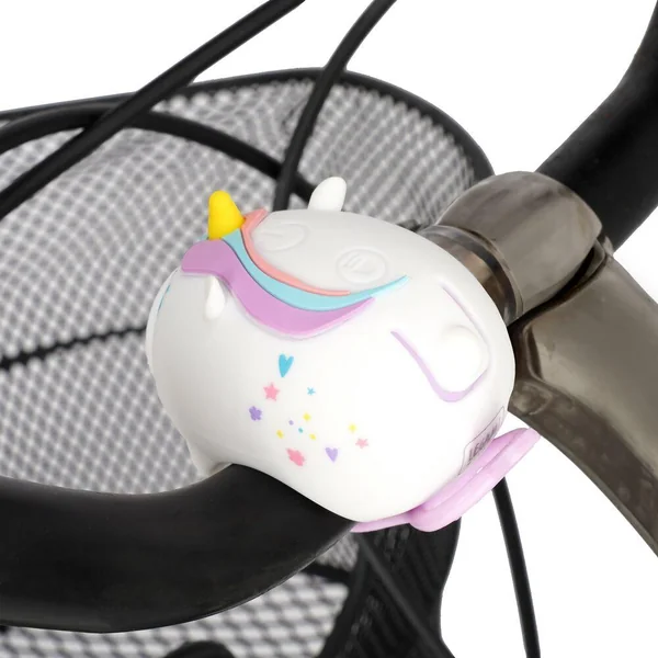 RECHARGEABLE F. BICYCLE LIGHT - FRONT BICYCLE LIGHT WITH BELL - UNICORN