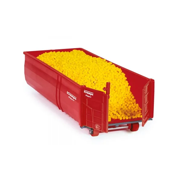 Remorque triple essieux porte container Krampe Siku Control - 6786