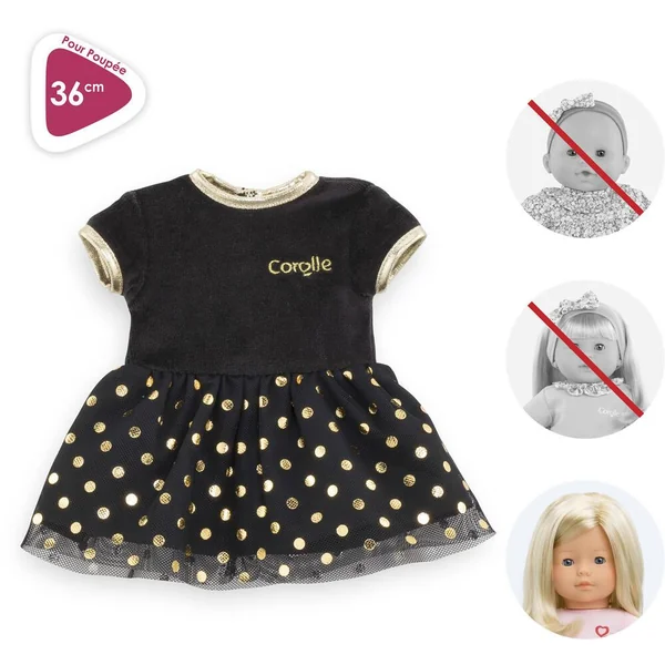 ROBE COUTURE POUR POUPEE 36 CM - COROLLE MA COROLLE