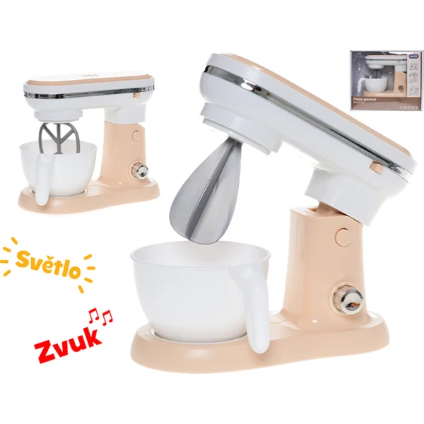 Robot de cuisine 16,5 cm à piles avec lumière et son