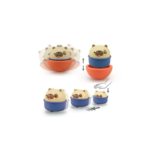 Rocking Rollers Dog : Culbuto et véhicule à friction chien - Tiger tribe