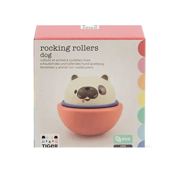 Rocking Rollers Dog : Culbuto et véhicule à friction chien - Tiger tribe