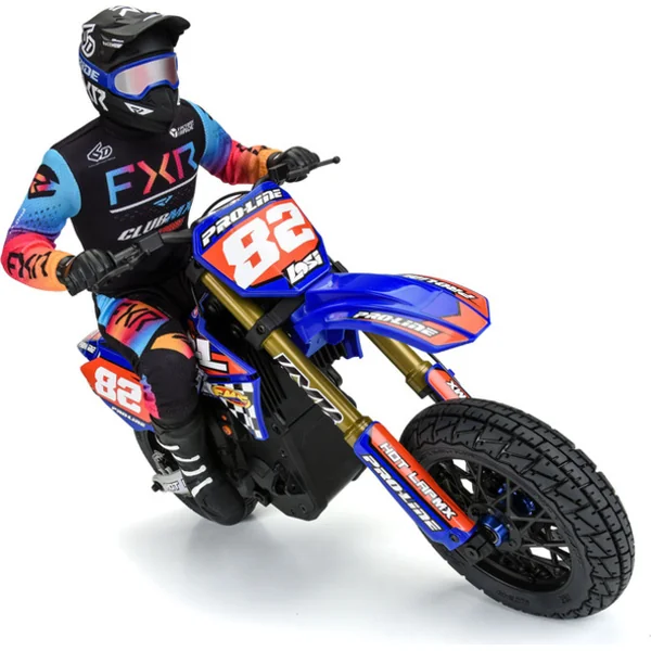 Roue Pro-Line Supermoto avec pneu 1:4 Hot Lap MX S3 avant : Promoto-MX