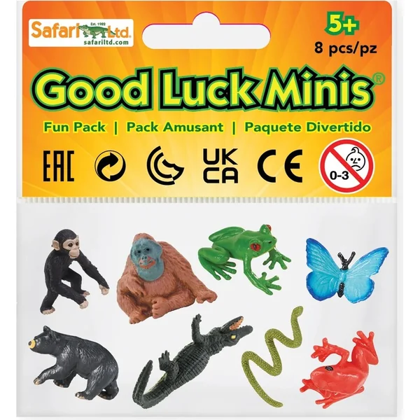 Safari® Fun pack Animaux de la Forêt Tropicale 8 figurines