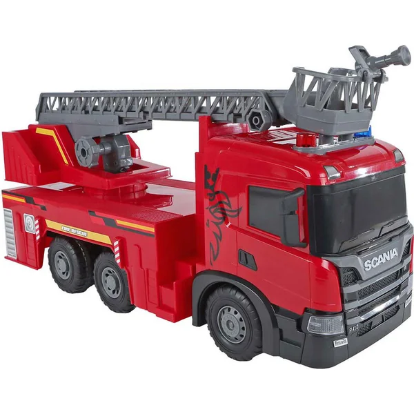 SCANIA Camion de Pompier 54 cm avec effets lumineux et sonores
