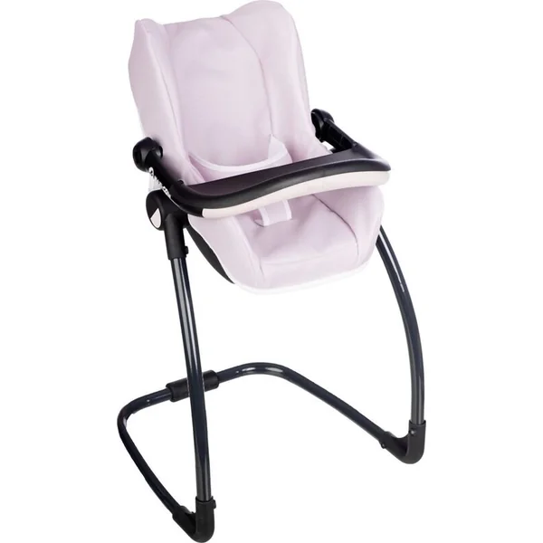 Siège auto et chaise 3 en 1 MC&Q pour poupées rose clair