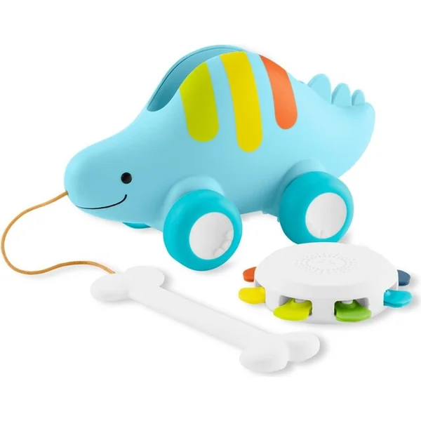 SKIPHOP Jouet à tirer musical 3 en 1 Explore&More Dinosaure