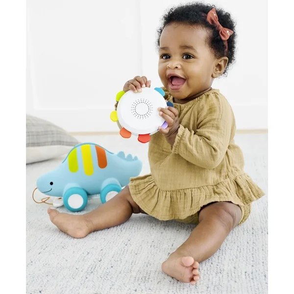 SKIPHOP Jouet à tirer musical 3 en 1 Explore&More Dinosaure
