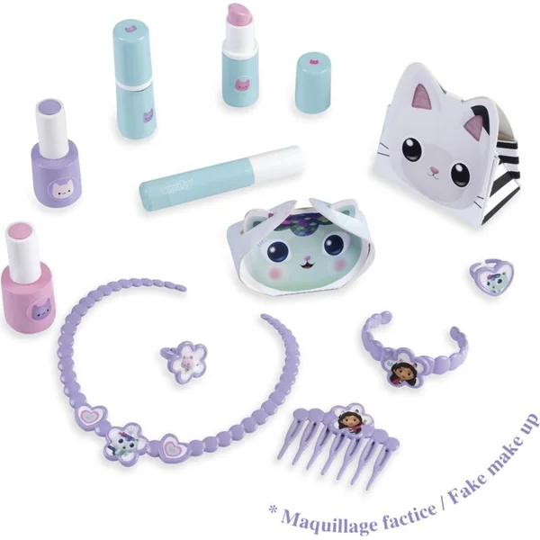 Smoby Maison de poupée de Gabby 2 en 1 Coiffeuse avec chaise