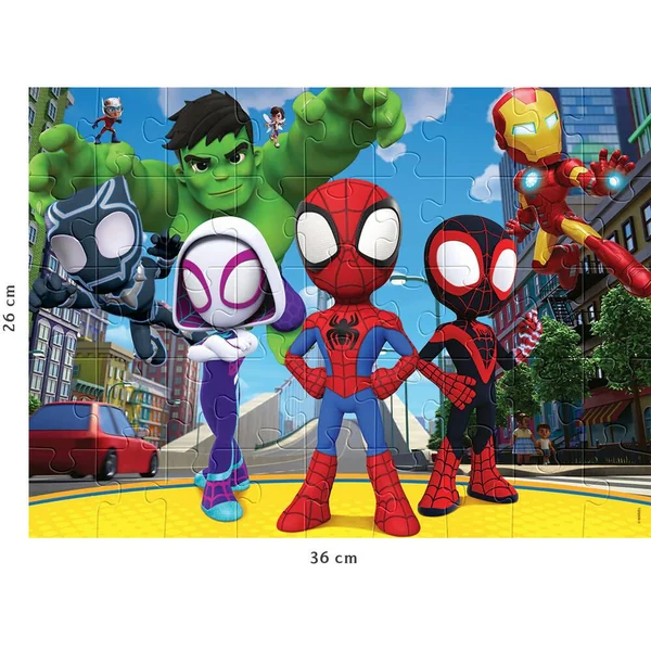 SPIDEY ET SES AMIS EXTRAORDINAIRES - NATHAN PUZZLE 45 PIECES