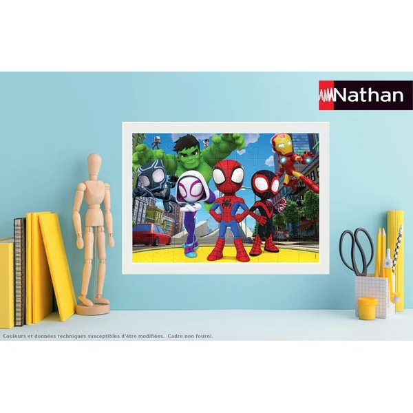 SPIDEY ET SES AMIS EXTRAORDINAIRES - NATHAN PUZZLE 45 PIECES
