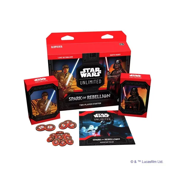 Star Wars Unlimited - Étincelle De Rébellion : Kit de Démarrage 2 joueurs