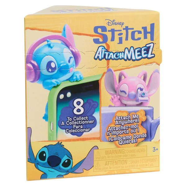 STITCH ATTACHMEEZ - FIGURINE STITCH OU ANGEL A ATTACHER N’IMPORTE OU