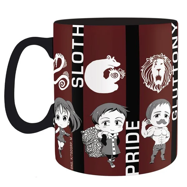 THE SEVEN DEADLY SINS - MUG - 460 ML - CHIBI SINS - BOITE X2  *