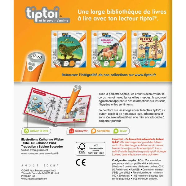 TIPTOI® - MINI DOC' LE CORPS HUMAIN