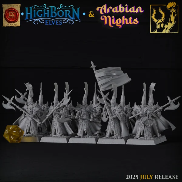 Titan Forge – Highbornes Elves – Order Of Phoenix Guards