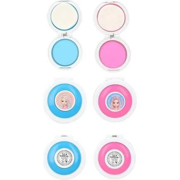 Top Model Craies colorées pour cheveux, Jill, bleu et rose